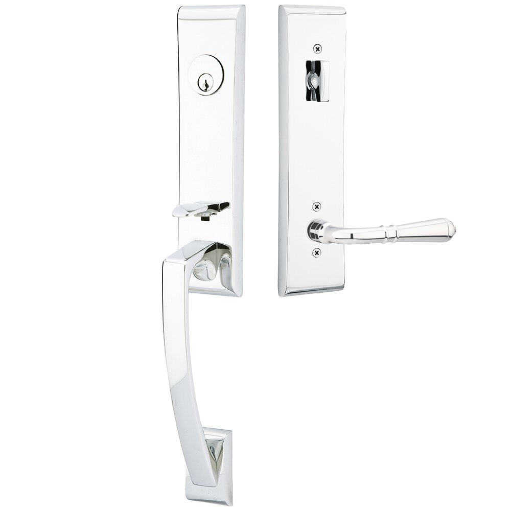 Emtek Apollo Tubular Entryset Monolithic with Turino Lever