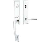 Emtek Apollo Tubular Entryset Monolithic with Turino Lever