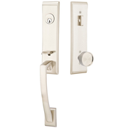 Emtek Apollo Tubular Entryset Monolithic with Verve Knob