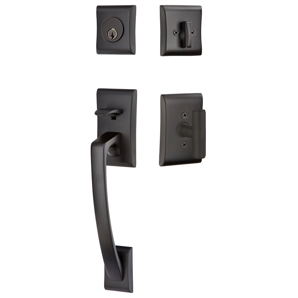 Emtek Ares Tubular Entryset Sectional with Ace Knob