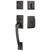 Emtek Ares Tubular Entryset Sectional with Ace Knob