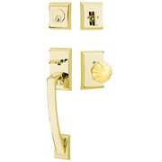 Emtek Ares Tubular Entryset Sectional with Melon Knob