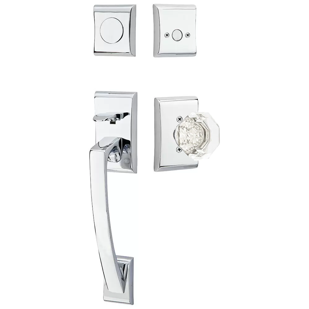 Emtek Ares Tubular Entryset Sectional with Old Town Knob