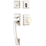 Emtek Ares Tubular Entryset Sectional with Providence Knob