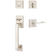 Emtek Baden Tubular Entryset Sectional with Argos Lever