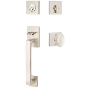 Emtek Baden Tubular Entryset Sectional with Egg Knob