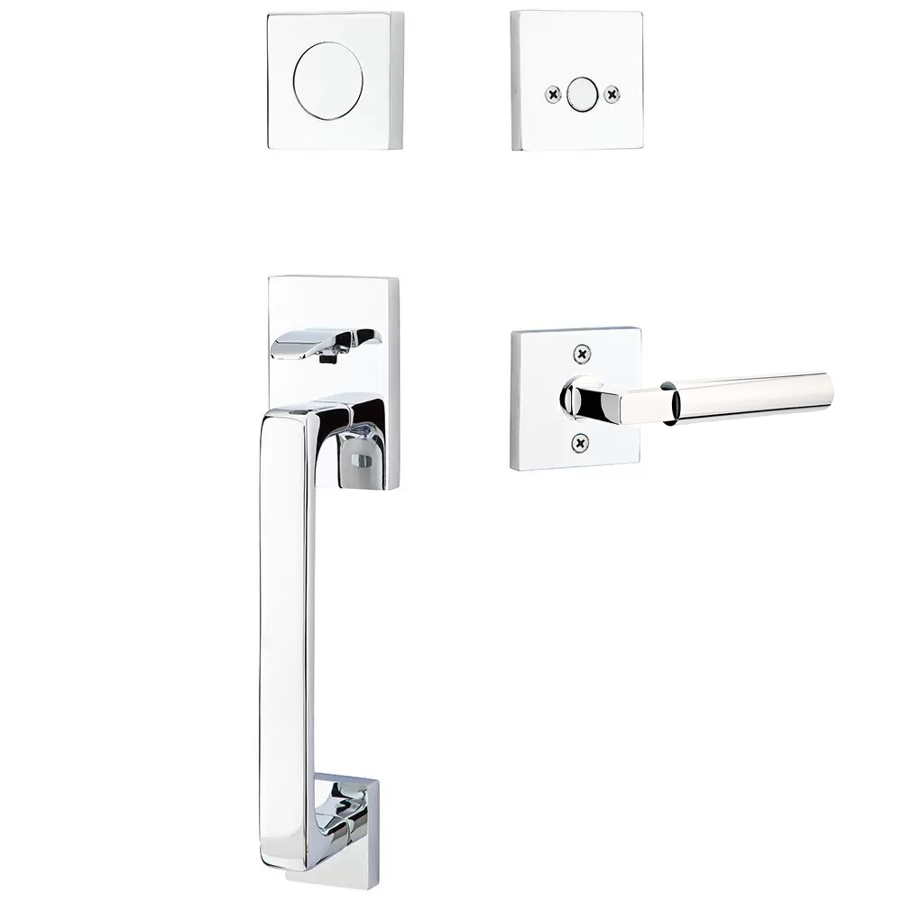 Emtek Baden Tubular Entryset Sectional with Hercules Lever