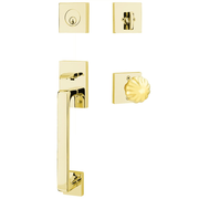 Emtek Baden Tubular Entryset Sectional with Melon Knob