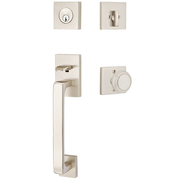 Emtek Baden Tubular Entryset Sectional with Norwich Knob