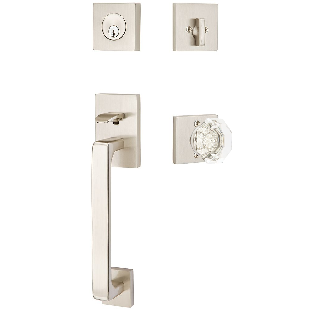 Emtek Baden Tubular Entryset Sectional with Old Town Knob