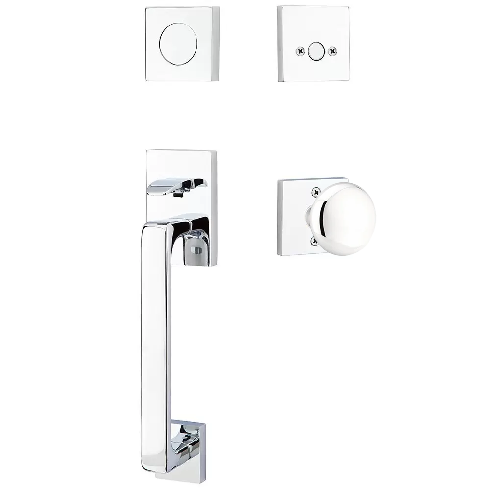 Emtek Baden Tubular Entryset Sectional with Providence Knob