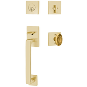 Emtek Baden Tubular Entryset Sectional with Victoria Knob