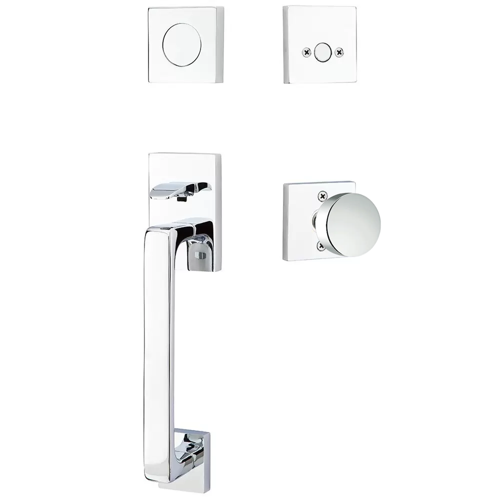 Emtek Baden Tubular Entryset Sectional with Round Knob