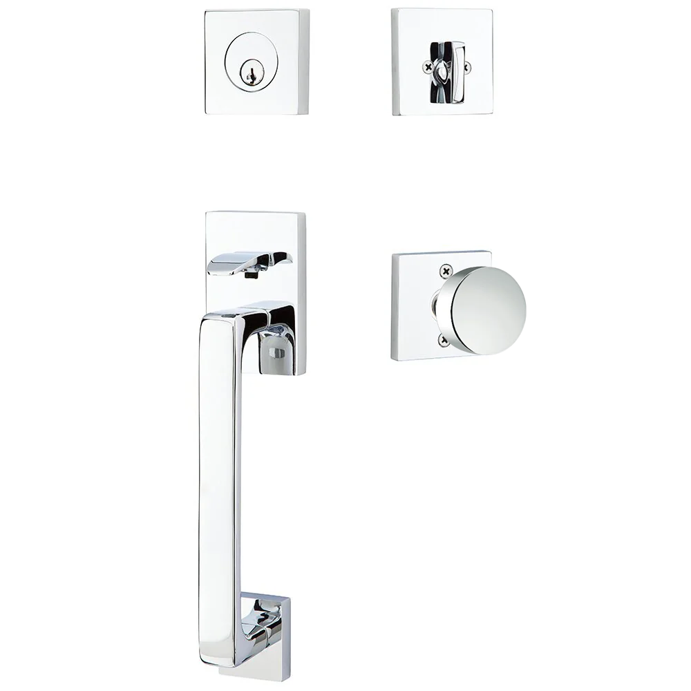 Emtek Baden Tubular Entryset Sectional with Round Knob