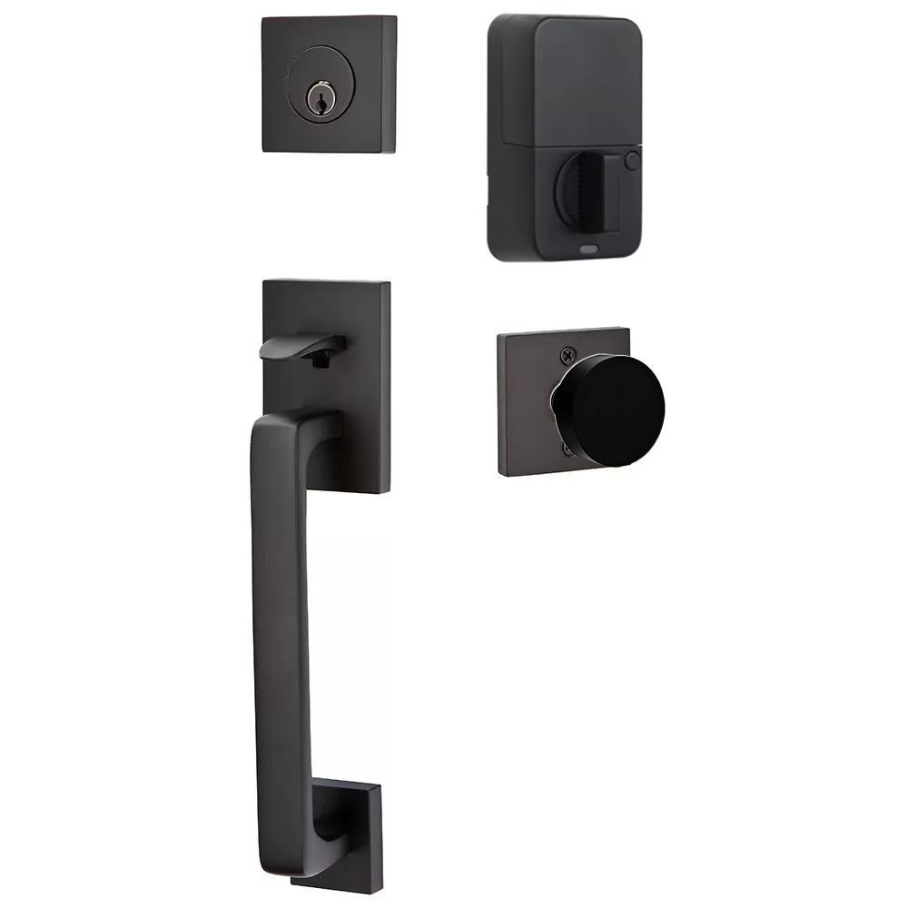 Emtek Baden Tubular Entryset Sectional with Round Knob