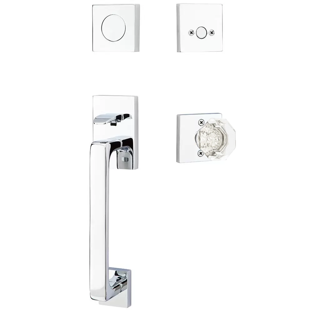 Emtek Baden Tubular Entryset Sectional with Old Town Knob