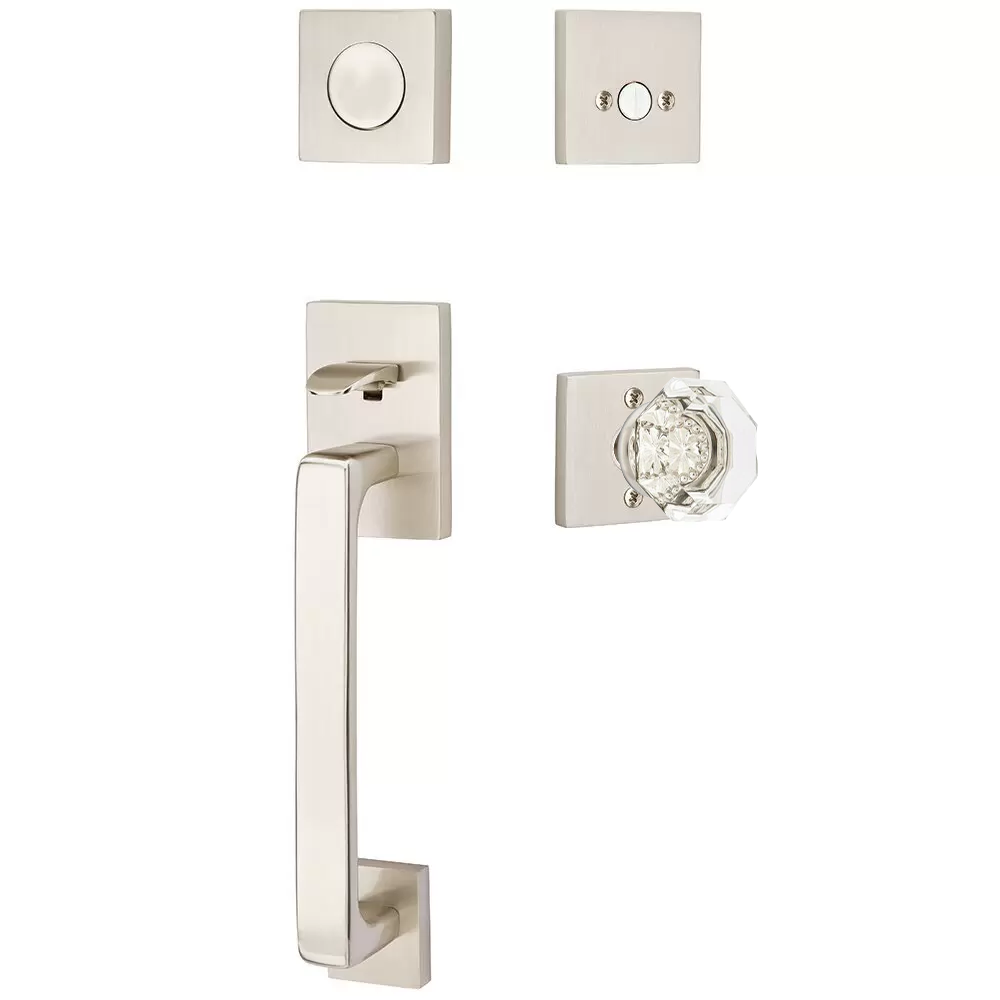 Emtek Baden Tubular Entryset Sectional with Old Town Knob