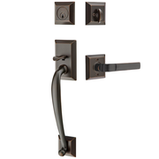 Emtek Franklin Tubular Entryset Sectional with Aston Lever