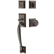 Emtek Franklin Tubular Entryset Sectional with Belmont Knob