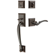 Emtek Franklin Tubular Entryset Sectional with Coventry Lever