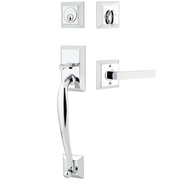 Emtek Franklin Tubular Entryset Sectional with Dumont Lever