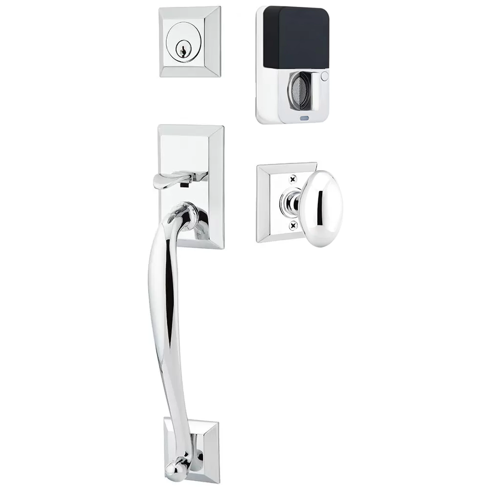 Emtek Franklin Tubular Entryset Sectional with Egg Knob