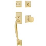 Emtek Franklin Tubular Entryset Sectional with Freestone Knob