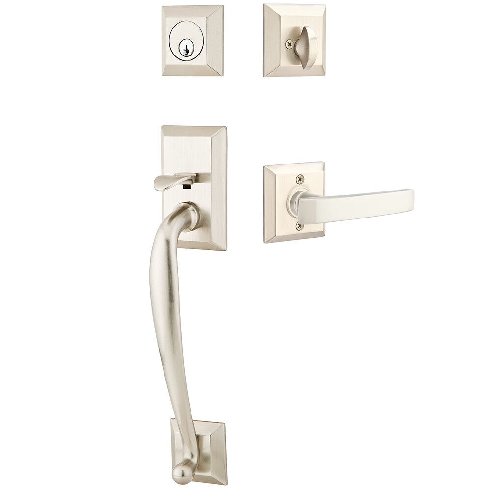 Emtek Franklin Tubular Entryset Sectional with Geneva Lever