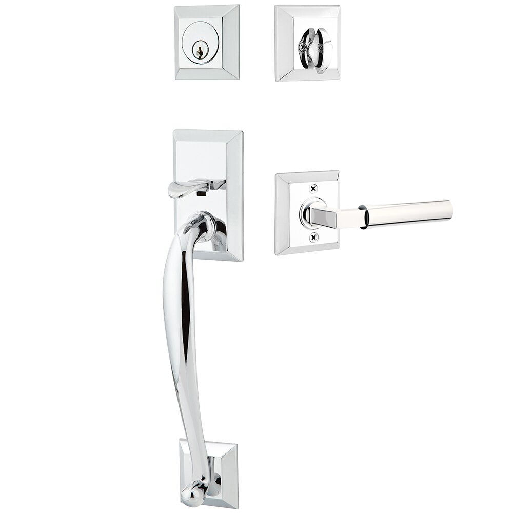 Emtek Franklin Tubular Entryset Sectional with Hercules Lever