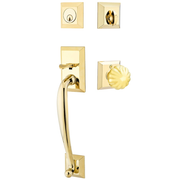 Emtek Franklin Tubular Entryset Sectional with Melon Knob