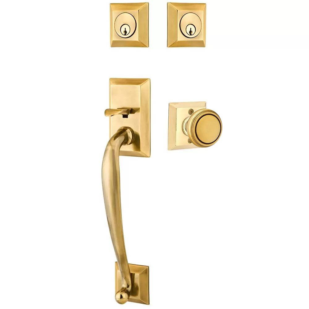 Emtek Franklin Tubular Entryset Sectional with Norwich Knob