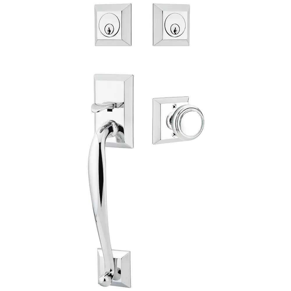 Emtek Franklin Tubular Entryset Sectional with Norwich Knob