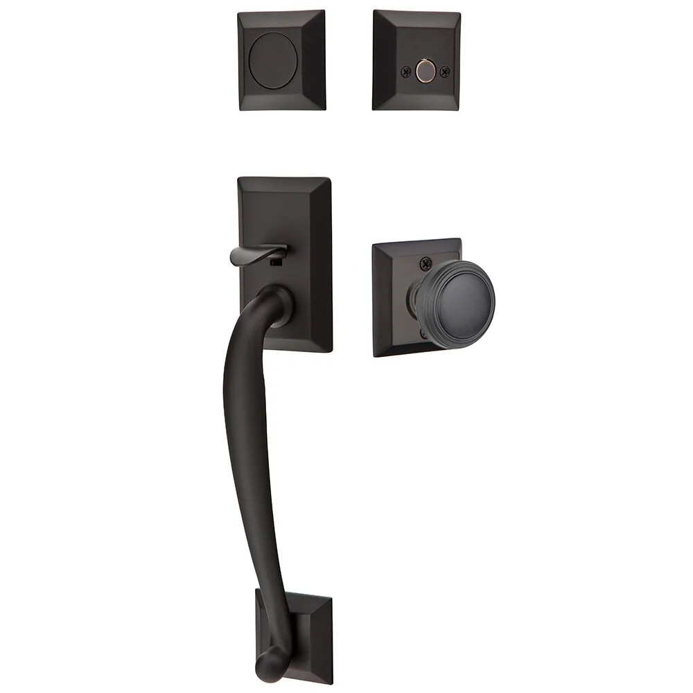 Emtek Franklin Tubular Entryset Sectional with Norwich Knob