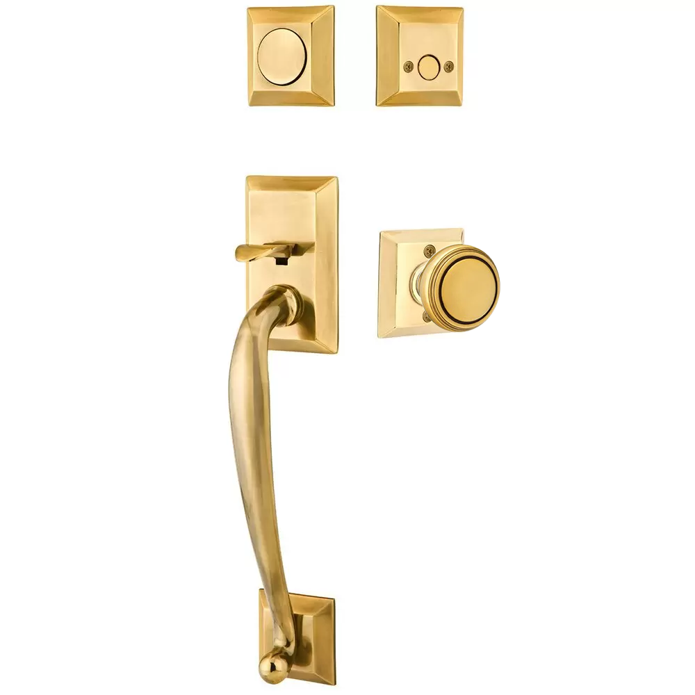 Emtek Franklin Tubular Entryset Sectional with Norwich Knob