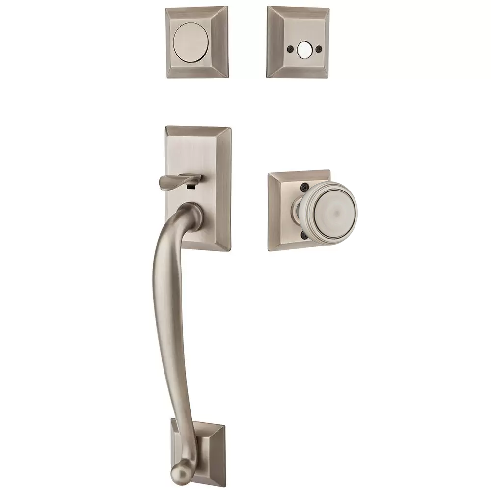 Emtek Franklin Tubular Entryset Sectional with Norwich Knob