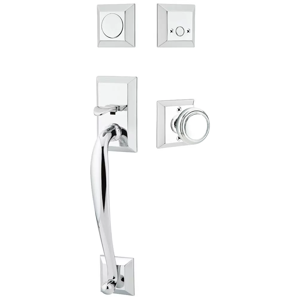 Emtek Franklin Tubular Entryset Sectional with Norwich Knob