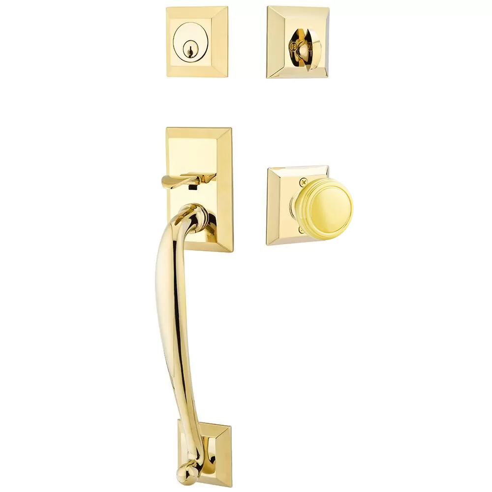 Emtek Franklin Tubular Entryset Sectional with Norwich Knob