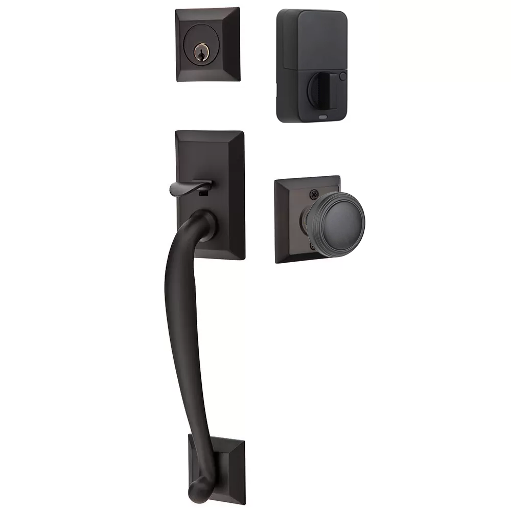 Emtek Franklin Tubular Entryset Sectional with Norwich Knob