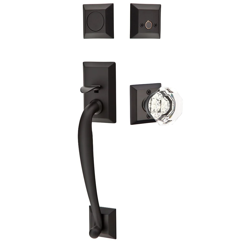 Emtek Franklin Tubular Entryset Sectional with Old Town Knob