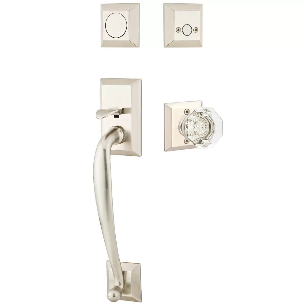 Emtek Franklin Tubular Entryset Sectional with Old Town Knob