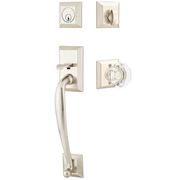 Emtek Franklin Tubular Entryset Sectional with Old Town Knob