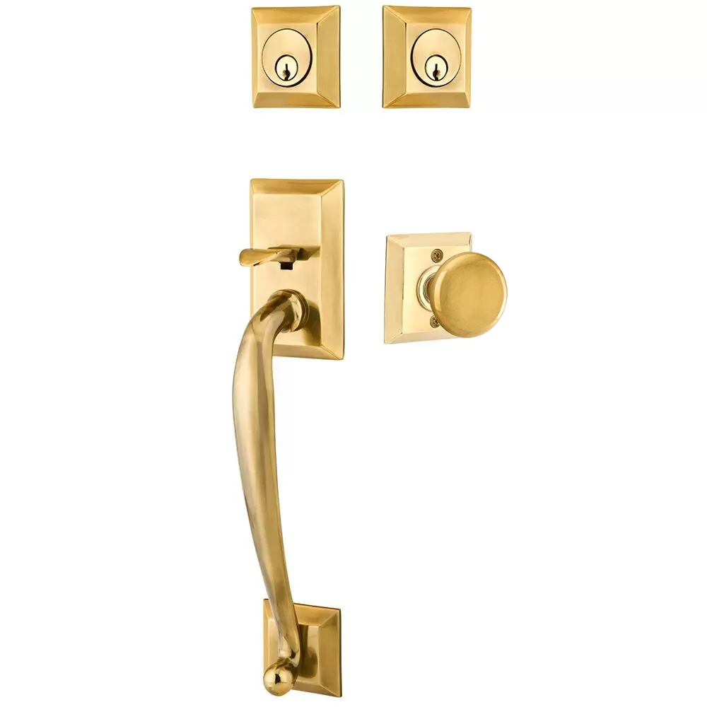 Emtek Franklin Tubular Entryset Sectional with Providence Knob