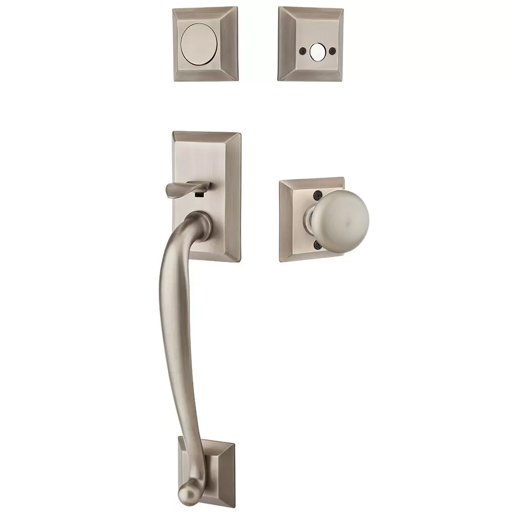 Emtek Franklin Tubular Entryset Sectional with Providence Knob