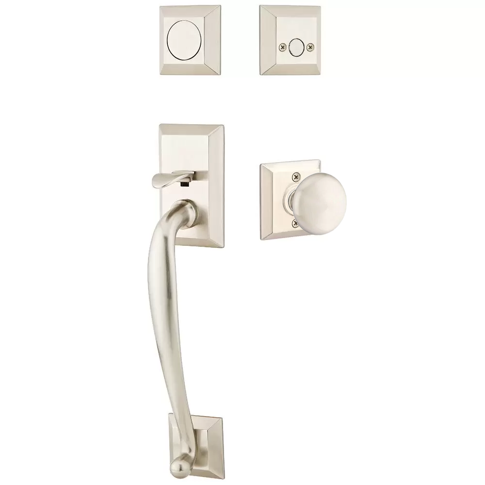 Emtek Franklin Tubular Entryset Sectional with Providence Knob