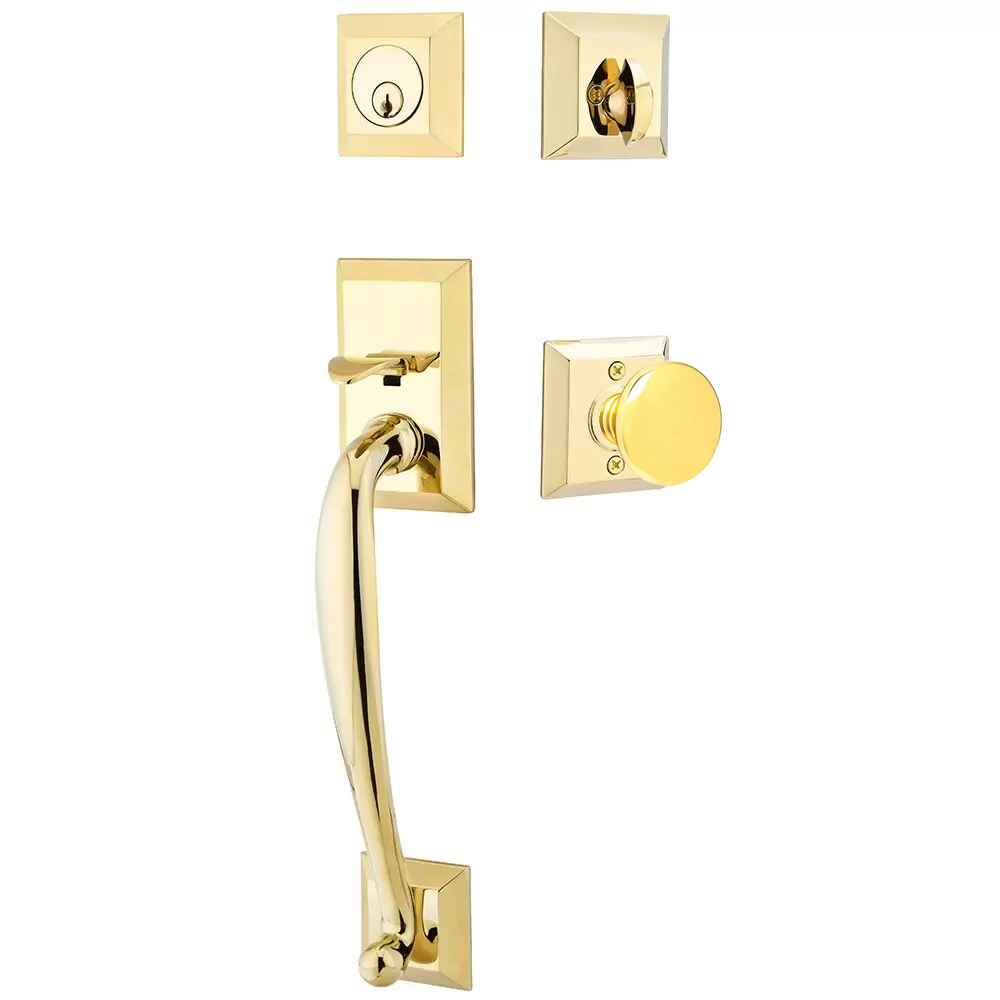 Emtek Franklin Tubular Entryset Sectional with Providence Knob