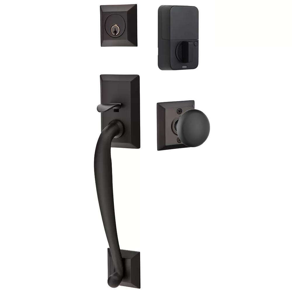 Emtek Franklin Tubular Entryset Sectional with Providence Knob