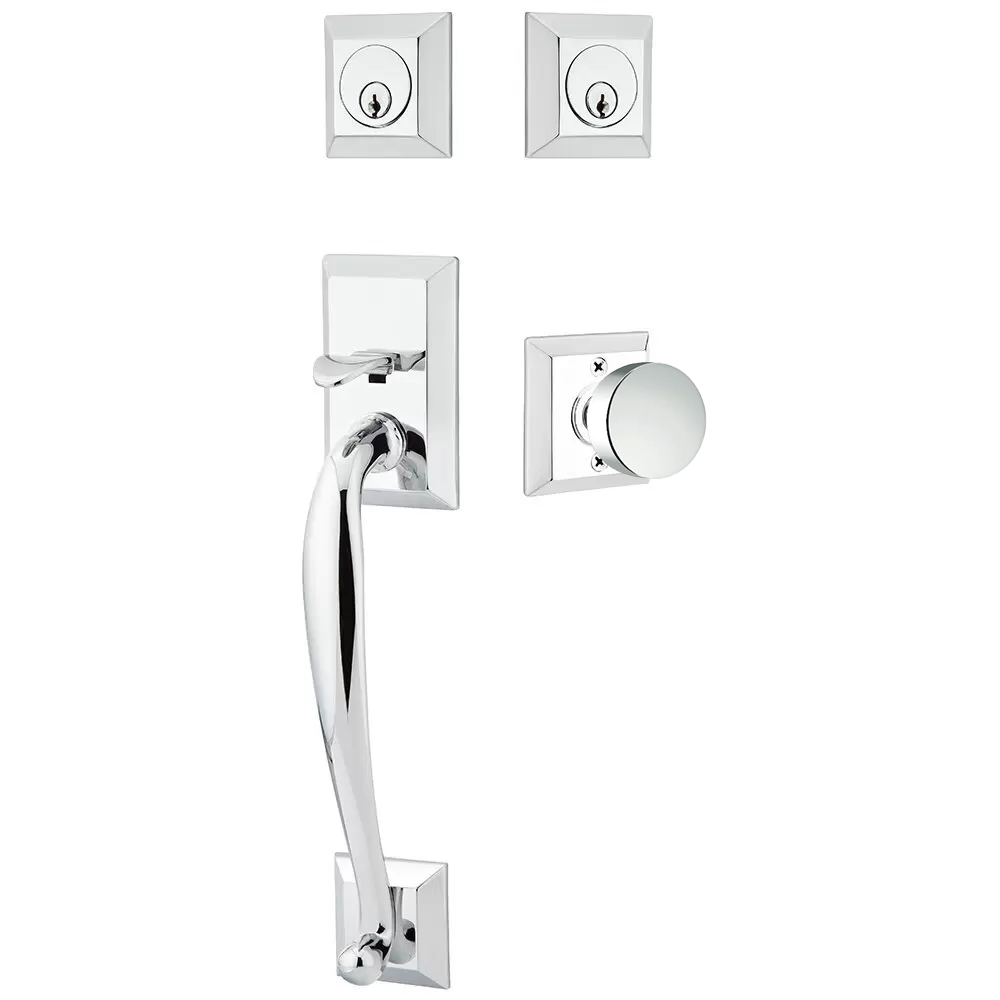 Emtek Franklin Tubular Entryset Sectional with Round Knob