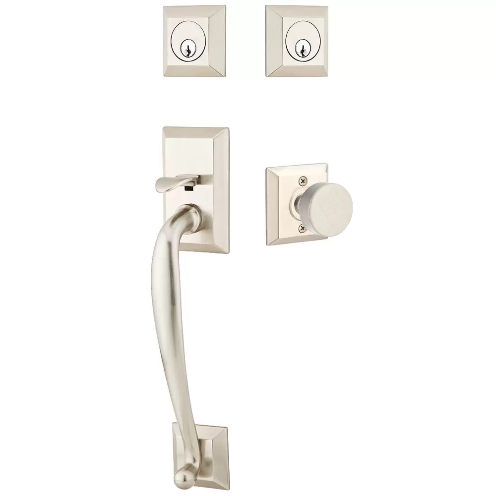 Emtek Franklin Tubular Entryset Sectional with Round Knob