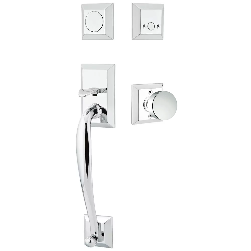 Emtek Franklin Tubular Entryset Sectional with Round Knob