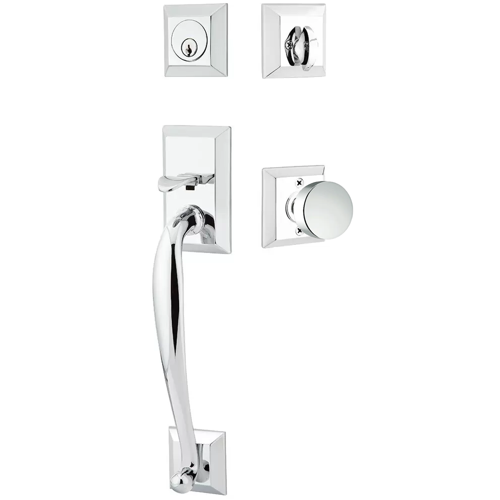 Emtek Franklin Tubular Entryset Sectional with Round Knob